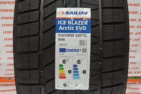 New studless winter tire 315/35R20 Sailun Ice Blazer Arctic EVO FR XL 110/T