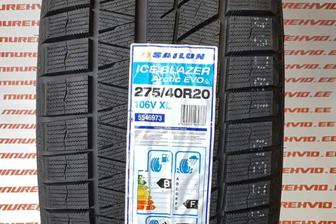 New studless winter tire 275/40R20 Sailun Ice Blazer Arctic EVO 106/V XL FR