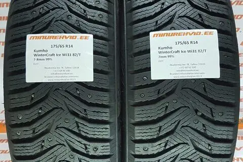 Kasutatud naastrehv 175/65R14 Kumho WinterCraft Ice Wi31 82/T