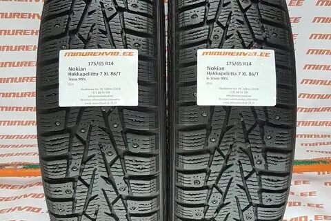 Kasutatud naastrehv 175/65R14 Nokian Hakkapeliitta 7 XL 86/T