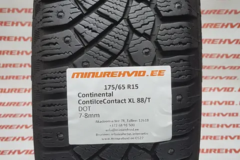 Kasutatud naastrehv 175/65R15 Continental ContiIceContact XL 88/T