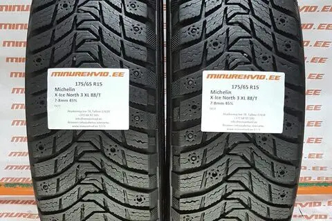 Kasutatud naastrehv 175/65R15 Michelin X-Ice North 3 XL 88/T