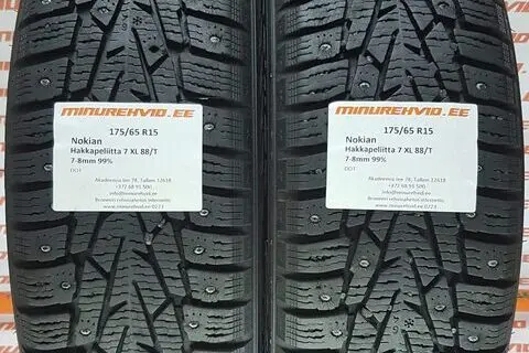 Kasutatud naastrehv 175/65R15 Nokian Hakkapeliitta 7 XL 88/T