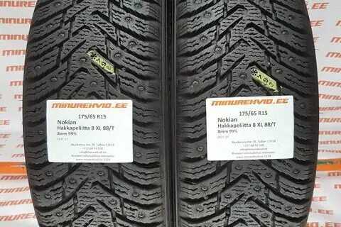 Kasutatud naastrehv 175/65R15 Nokian Hakkapeliitta 8 XL 88/T