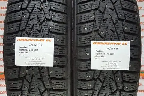 Kasutatud naastrehv 175/65R15 Nokian Nordman 7 XL 88/T
