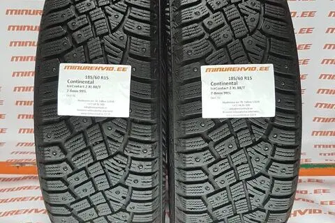 Kasutatud naastrehv 185/60R15 Continental IceContact 2 XL 88/T/
