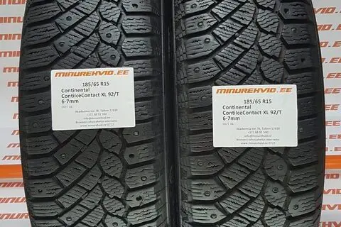 Kasutatud naastrehv 185/65R15 Continental ContiIceContact XL 92/T