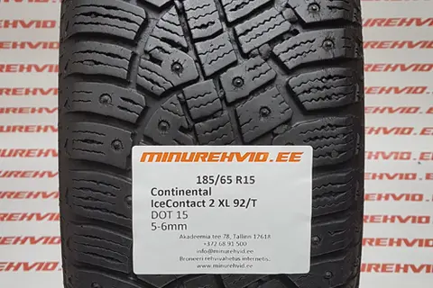 Kasutatud naastrehv 185/65R15 Continental IceContact 2 XL 92/T