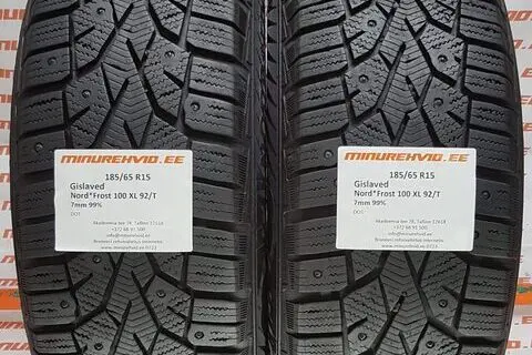 Kasutatud naastrehv 185/65R15 Gislaved Nord Frost 100 XL 92/T