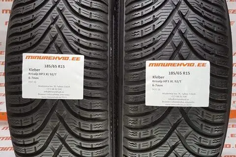 Used studless winter tire 185/65R15 Kleber Krisalp HP3 XL 92/T