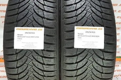 Kasutatud lamellrehv 195/50R15 Nexen WinGuard SnowG WH2 82/H