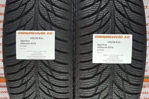 Kasutatud lamellrehv 195/50R15 AllSeason 82/H