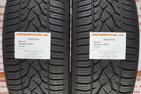 Kasutatud lamellrehv 195/55R15 Barum Quartaris 5 85/H