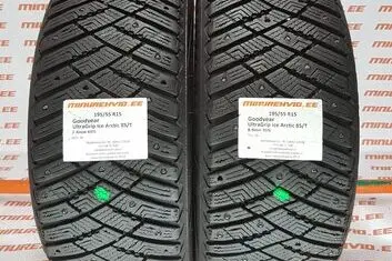 Kasutatud naastrehv 195/55R15 GoodYear UltraGrip Ice Arctic 85/T