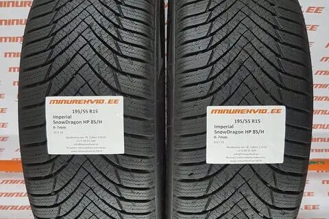 Kasutatud lamellrehv 195/55R15 Imperial SnowDragon HP 85/H
