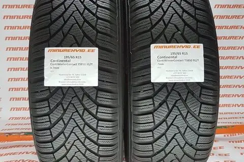 Kasutatud lamellrehv 195/65R15 Continental ContiWinterContact TS850 91/T