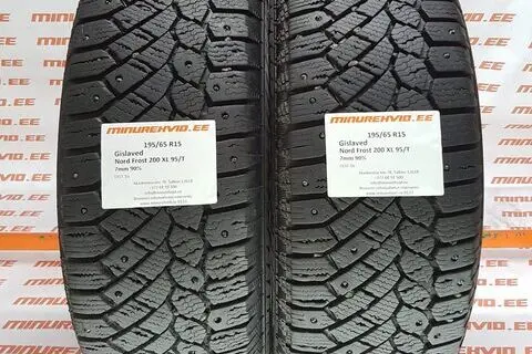 Kasutatud naastrehv 195/65R15 Gislaved Nord Frost 200 XL 95/T