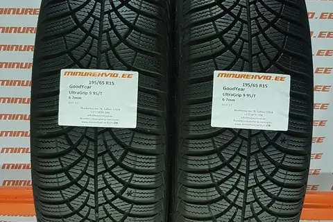 Kasutatud lamellrehv 195/65R15 GoodYear UltraGrip 9 95/T