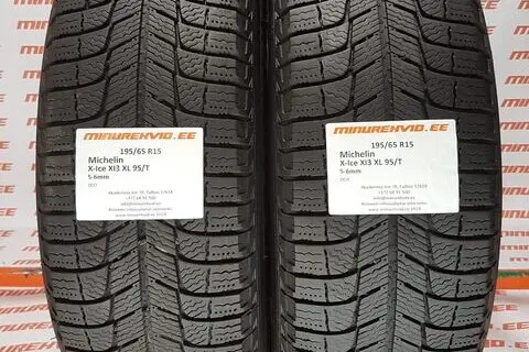 Kasutatud lamellrehv 195/65R15 Michelin X-Ice XI3 XL 95/T