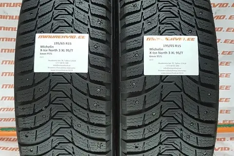 Kasutatud naastrehv 195/65R15 Michelin X-Ice North 3 XL 95/T.