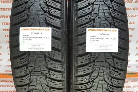 Kasutatud naastrehv 195/65R15 Nexen WinGuard WinSpike WH62 XL 95/T