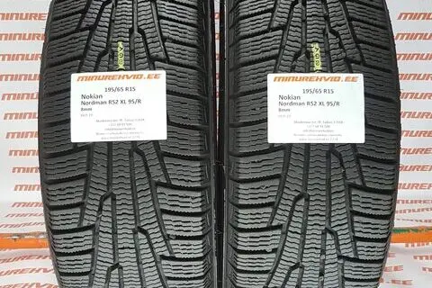 Kasutatud lamellrehv 195/65R15 Nokian Nordman RS2 XL 95/R