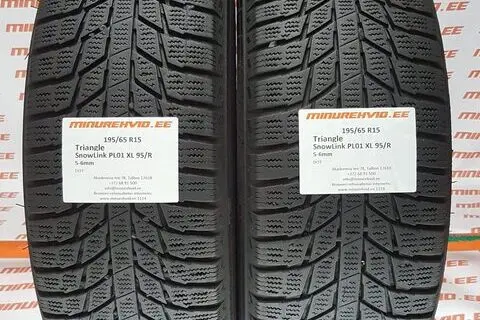 Kasutatud lamellrehv 195/65R15 Triangle SnowLink PL01 XL 95/R