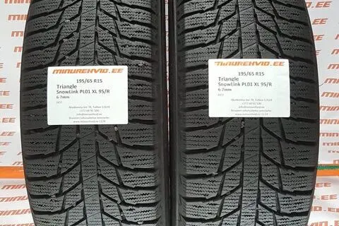 Kasutatud lamellrehv 195/65R15 Triangle SnowLink PL01 XL 95/R
