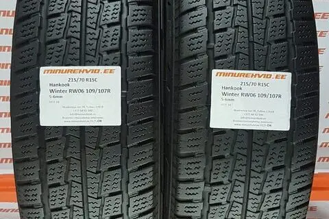 Kasutatud lamellrehv 215/70R15 Hankook Winter RW06 109/107R