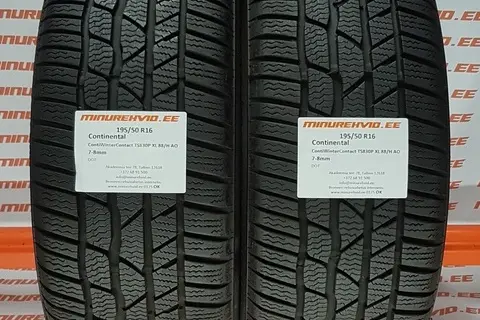 Kasutatud lamellrehv 195/50R16 Continental ContiWinterContact TS830P XL 88/H AO