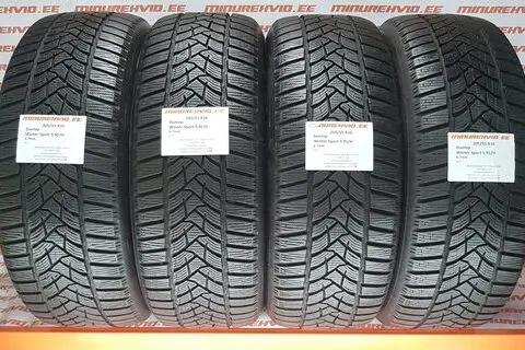 Used studless winter tire 205/55R16 Dunlop Winter Sport 5 91/H