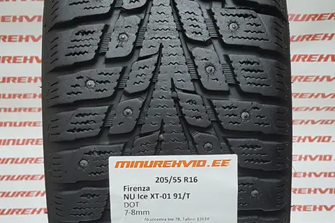 Kasutatud naastrehv 205/55R16 NU Ice XT-01 91/T