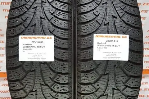 Kasutatud naastrehv 205/55R16 Hankook Winter i Pike FR 91/T