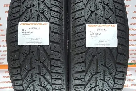Kasutatud naastrehv 205/55R16 Tigar Ice FR XL 94/T
