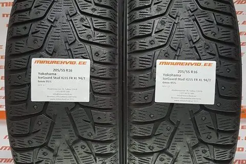 Kasutatud naastrehv 205/55R16 Yokohama IceGuard Stud IG55 FR XL 94/T