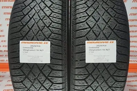 Kasutatud lamellrehv 205/60R16 Continental VikingContact 7 XL 96/T-