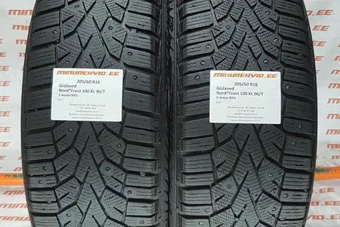 Kasutatud naastrehv 205/60R16 Gislaved Nord Frost 100 XL 96/T
