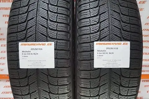 Kasutatud lamellrehv 205/60R16 Michelin X-Ice XI3 XL 96/H