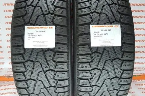 Kasutatud naastrehv 205/60R16 Pirelli Ice Zero XL 96/T