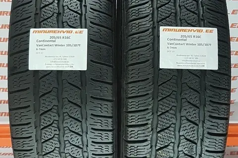 Kasutatud lamellrehv 205/65R16 Continental VanContact Winter 105/107T