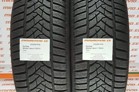 Kasutatud lamellrehv 215/60R16 Dunlop Winter Sport 5 95/H