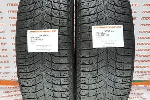 Kasutatud lamellrehv 215/60R16 Michelin X-Ice XI3 99/H