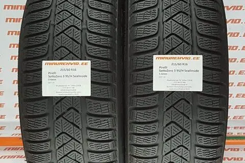 Kasutatud lamellrehv 215/60R16 Pirelli SottoZero 3 95/H SealInside