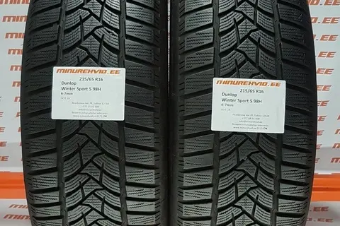 Kasutatud lamellrehv 215/65R16 Dunlop Winter Sport 5 98H