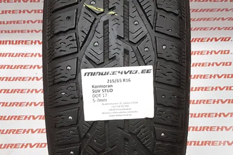 Подержанный шипованная шина 215/65R16 Kormoran SUV STUD