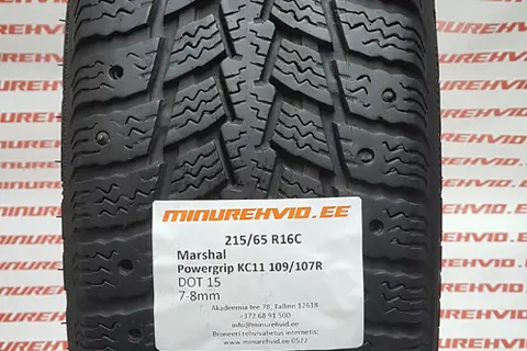 Подержанный шипованная шина 215/65R16 Marshal Powergrip KC11 109/107R