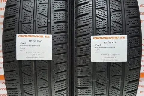 Kasutatud lamellrehv 215/65R16 Pirelli Carrier Winter 109/107 R