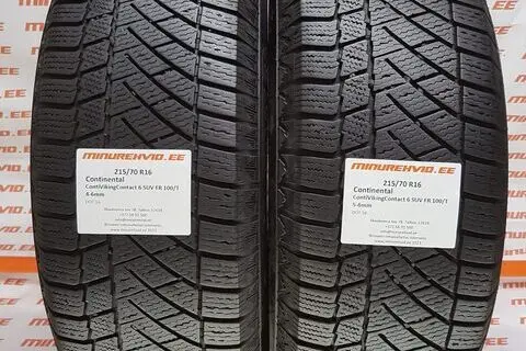 Kasutatud lamellrehv 215/70R16 Continental ContiVikingContact 6 SUV FR 100/T
