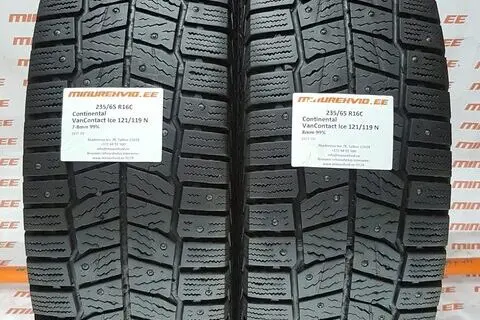 Подержанный шипованная шина 235/65R16 Continental VanContact Ice 121/119 N