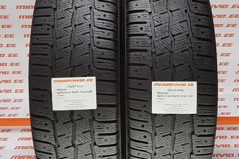 Подержанный шипованная шина 235/65R16 Michelin Agilis X-Ice North 115/113R